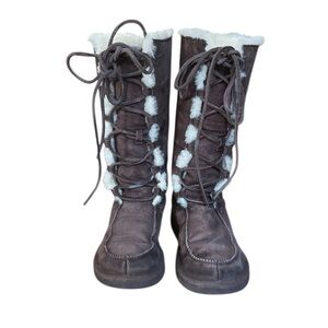 AUTHENTIC UGG Australia Espresso Brown Tall Uptown Boots Size 8